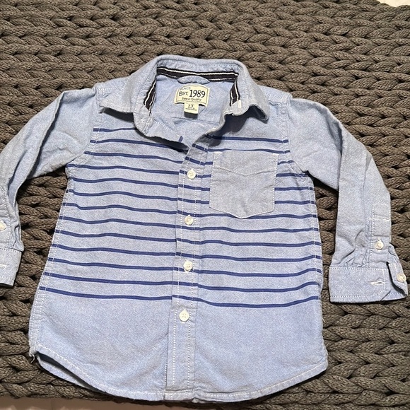 The Children's Place Other - The Children’s Place Toddler Boys Button Down Long Sleeve 2T